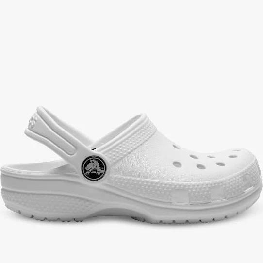 Crocs Kids' Classic Clog; White, C12