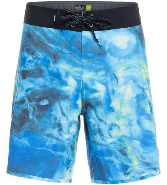 Quiksilver Mens Ocean Scallop 18in Board Shorts Blue 34