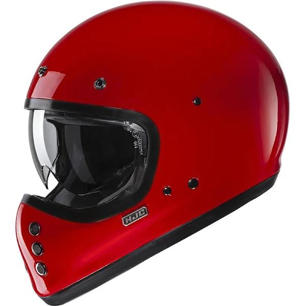 HJC V60 Solid Deep Helmet, Red, Size XS 54 55