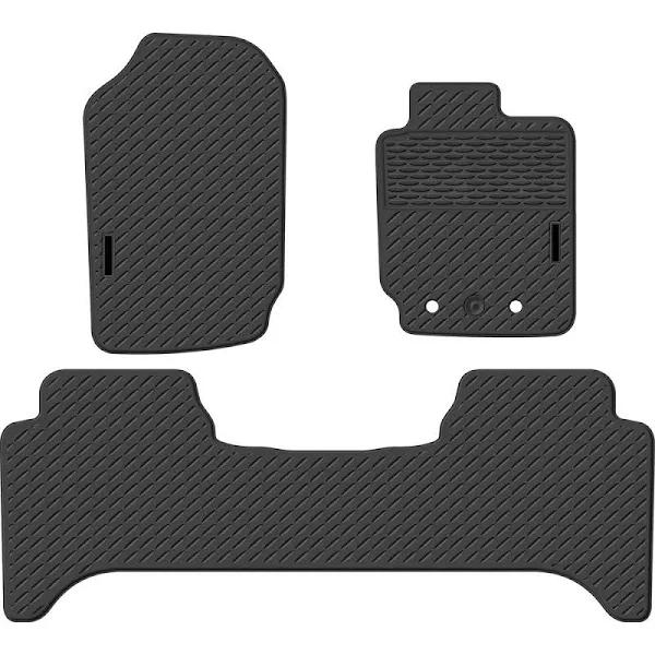 Precision Fit Custom Fit Rubber Floor Mats - Mazda BT-50 Dual Cab