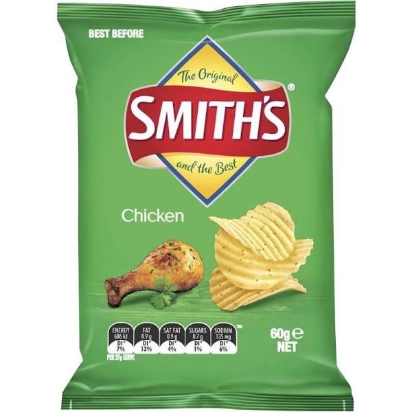 Smiths Crinkle Potato Chips Chicken 60g