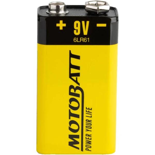 Motobatt - 9V Alkaline Battery (1/Card) *10