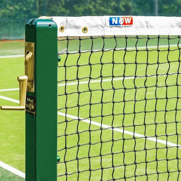 Vermont 3.5mm Tennis Net [12.8M Doubles - 8kg] - Loop & Pin