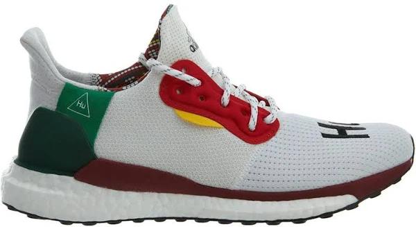 Adidas Pharrell x Solar Hu Glide 'White' Sneakers | Men's Size 7