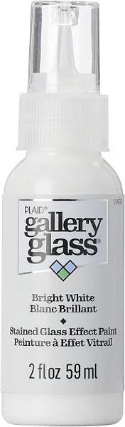 FolkArt Gallery Glass Paint 2oz - Bright White