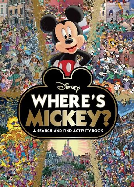 Where's Mickey: A Search-and-Find Activity Book (Disney)