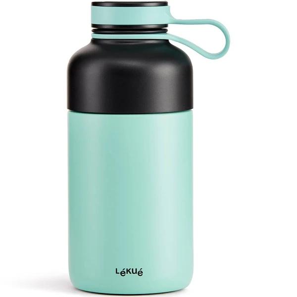 Lekue Insulated Bottle To Go Turquoise 300ml