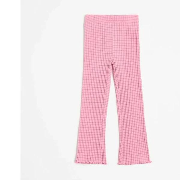 Kids Rib Flare Leggings | Pink | Size 2 by Target Kids