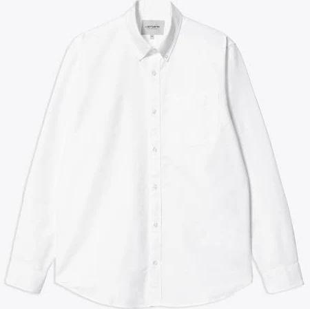 Carhartt WIP L/S C-Logo Shirt - White - L - Men