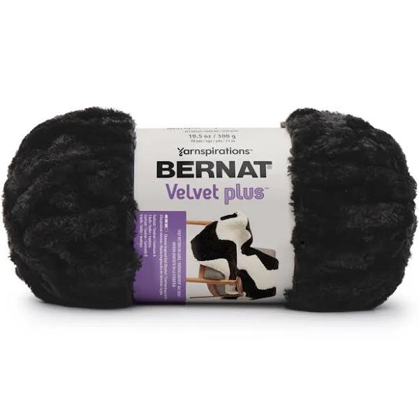 Bernat Velvet Plus Yarn Blackbird