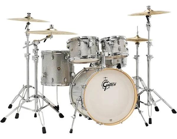 Gretsch Catalina Maple 5pc, Silver Sparkle Drum Kit CM1-E825-SS