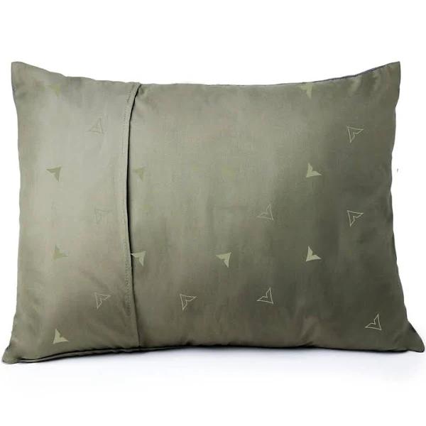 Teton Sports Grand Camp Pillow & Pillowcase Olive & Charcoal