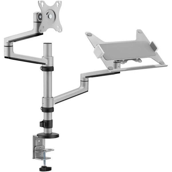 Brateck LDT72-C024ML 17"-32" Dual Arm Premium Articulating Monitor Arm & PC