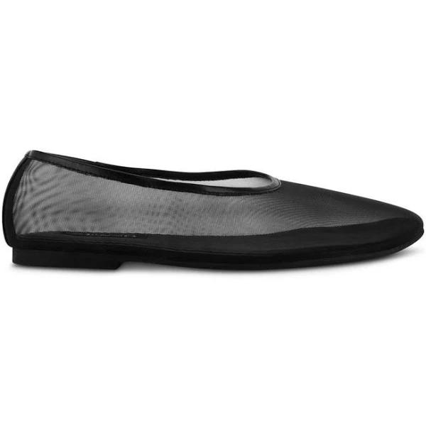 Senso Dena Ballet Flat in Ebony, Size 37 EU