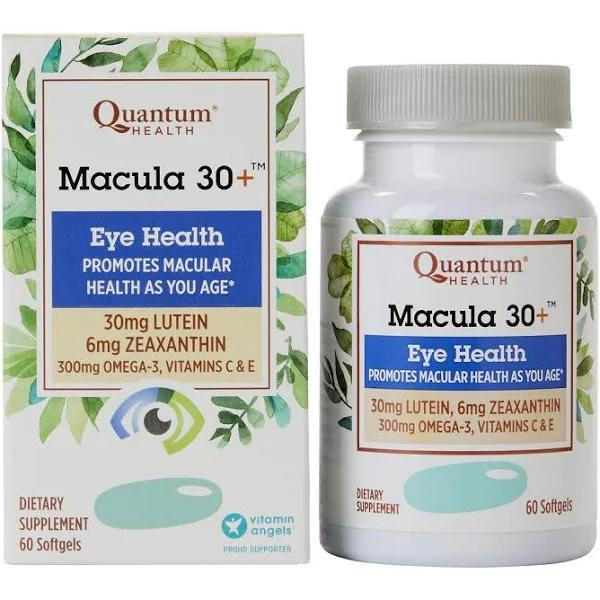 Quantum Health, Macula 30+, Eye Health, 60 Softgels