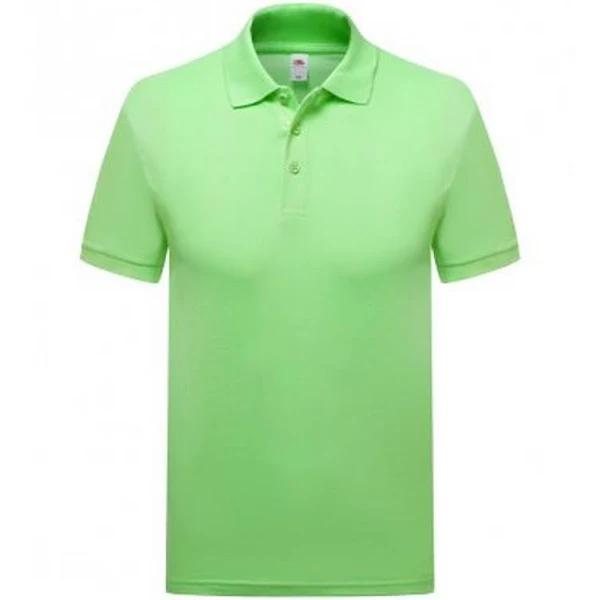 Fruit of The Loom Mens Premium Cotton Pique Polo Shirt (Neo Mint) (XL)