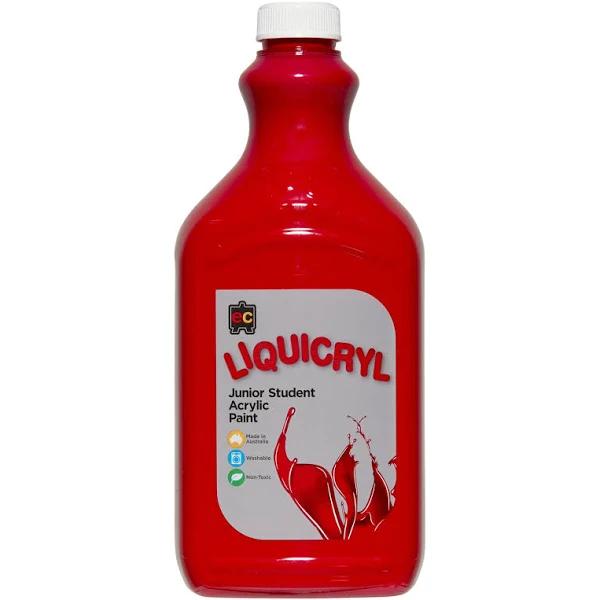 Educational Colours Liquicryl Paint 2 Litre Crimson