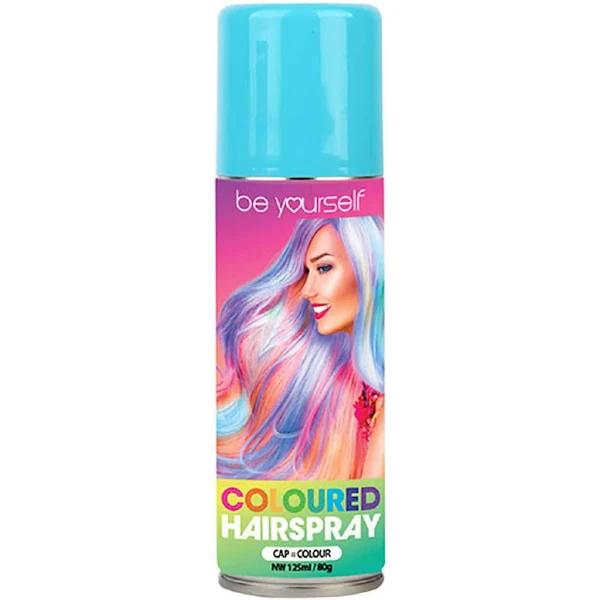 Be Yourself Coloured Hairspray 125ml - Aqua