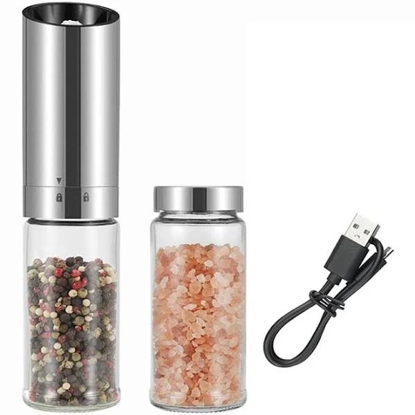 ShervinVerkil Gravity Electric Salt and Pepper Grinder Shaker Mills - SVGG01