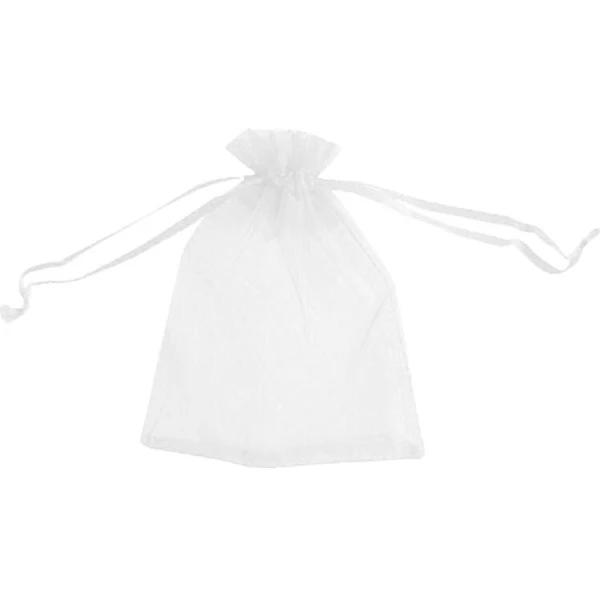 Organza Bag Sheer Bags Jewellery Wedding Candy Packaging Sheer Bags 10*15 cm White