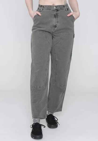 Carhartt WIP Amhurst High Waist Carpenter Pants in Black