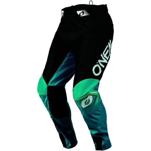 Oneal Youth Mayhem Hexx Pants - Black/Teal - Y22