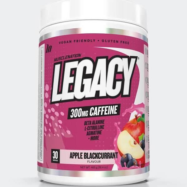 Legacy Pre-Workout by Muscle Nation - Apple Blackcurrant - 30 Serves