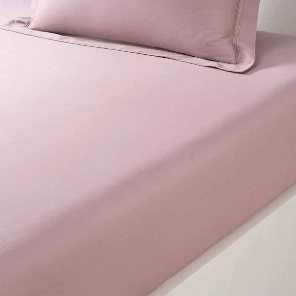 David Jones Yves Delorme Triomphe Bed Fitted Sheet in Lila, Size King