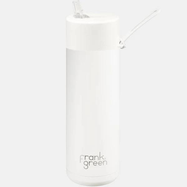 Frank Green Ceramic Reusable Bottle Straw Lid 595ml Cloud