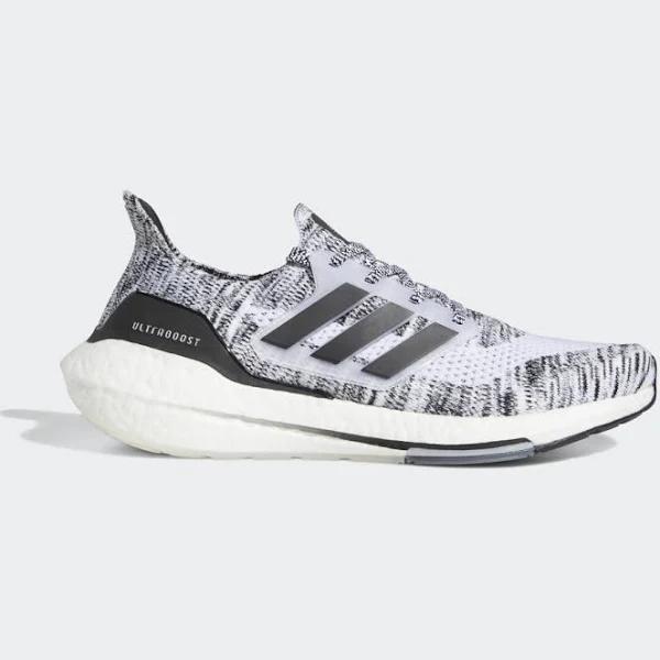 Adidas Ultraboost 21 'White Black' Sneakers | Men's Size 7.5