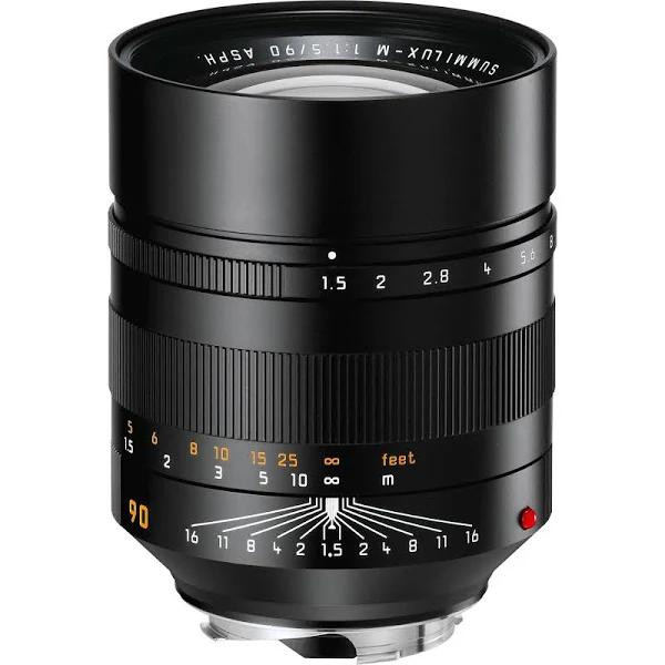 Leica Summilux-M 90mm f/1.5 ASPH Lens Black