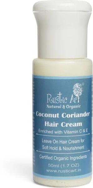 Rustic Art Coconut Coriander Hair Cream - 50 ml