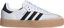 Adidas Sambae Womens White Shoes - Size 8 - White/Green