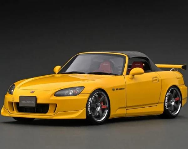 1:18 Honda S2000 (AP2) -- Yellow -- Ignition Model IG2589