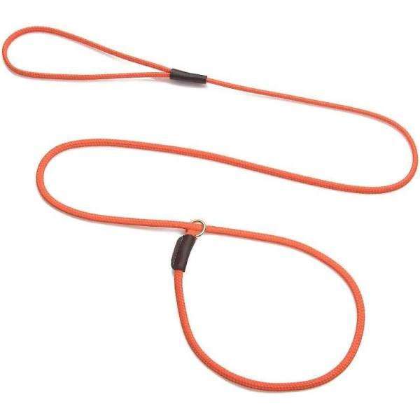 Mendota Show Slip Leash (Lightweight) Orange