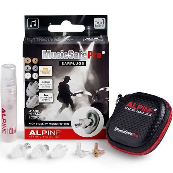 Alpine MusicSafe Pro Hearing Protection For Musician (Transparent)