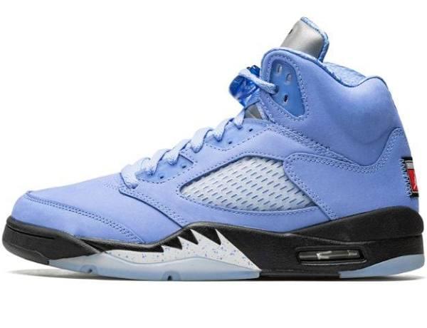 Air Jordan 5 Retro SE 'UNC' Sneakers | Blue | Men's Size 18