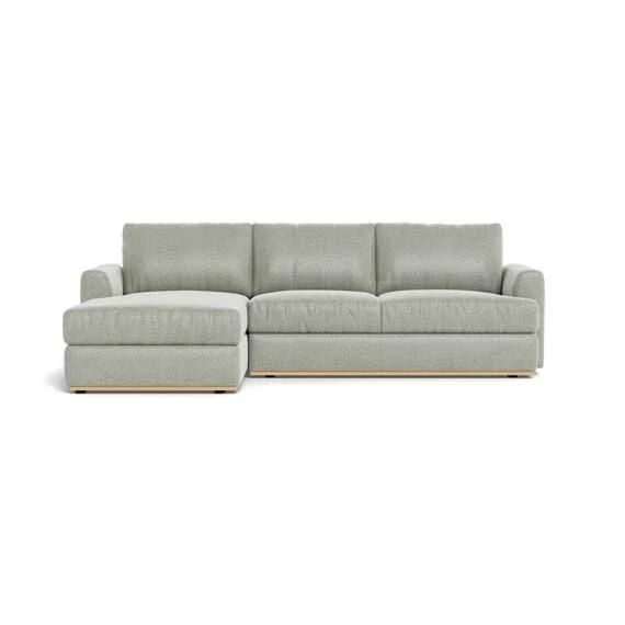 Nixon Fabric Modular Sofa Light Grey by Freedom