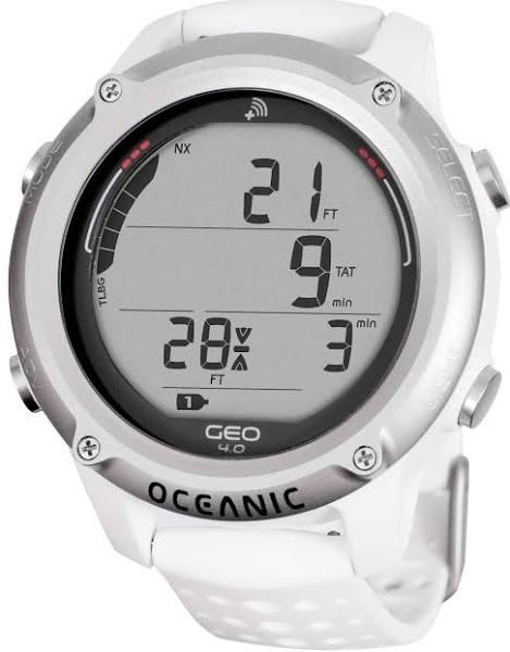 Oceanic Geo 4.0 Dive Computer White