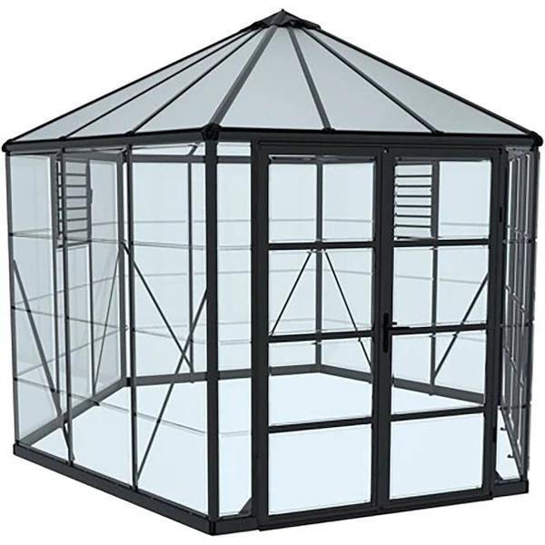 Maze Oasis Hex Premium Polycarbonate Greenhouse 12'