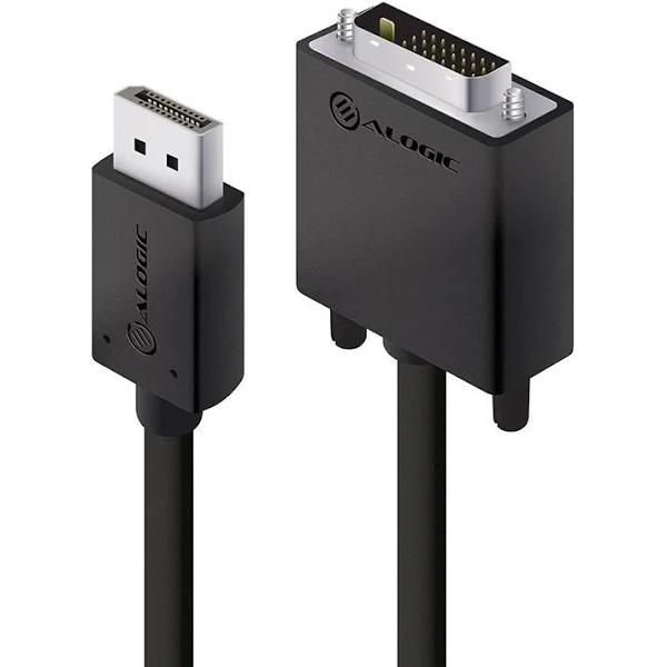 Alogic Active 2m DisplayPort to DVI-D Cable With 4K Support - Male to Male