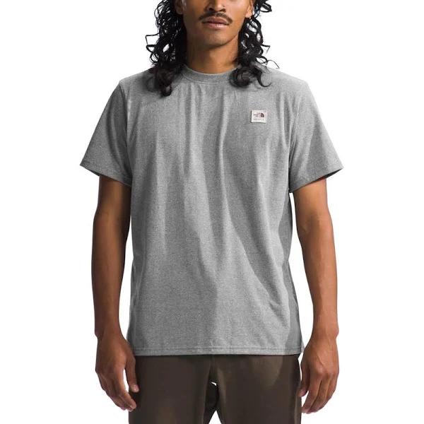 The North Face Men's Short-Sleeve Heritage Patch Heathered Tee