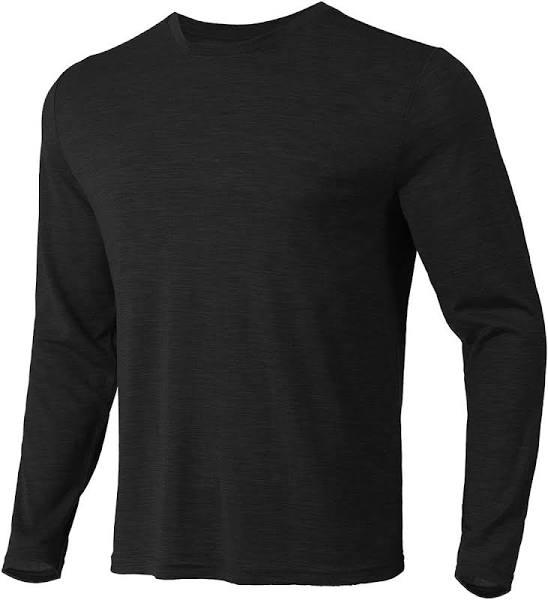 Merino Protect 100% Merino Wool Base Layer Mens Lightweight Thermal Long Sleeve Shirts for Hiking Cycling