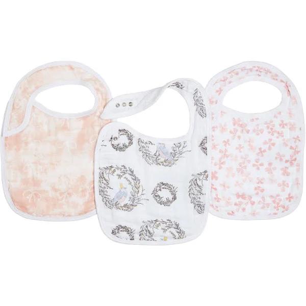 Aden + Anais Birdsong 3-Pack Classic Snap Bibs