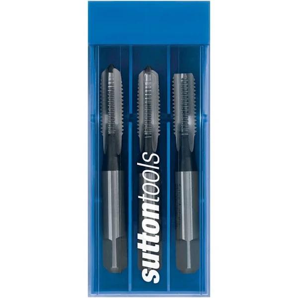 Sutton T9050397 BSW 5/32-32 Straight Flute Tap Set (3 Piece) ISO529 HSS