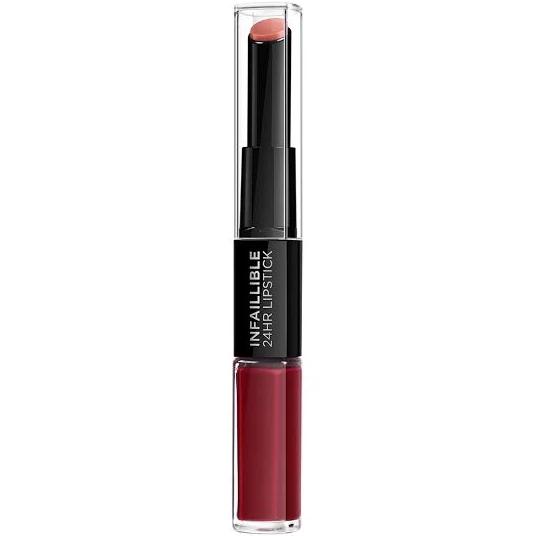 L'OREAL Infallible 2-Step Lipstick 700 Boundless Burgundy