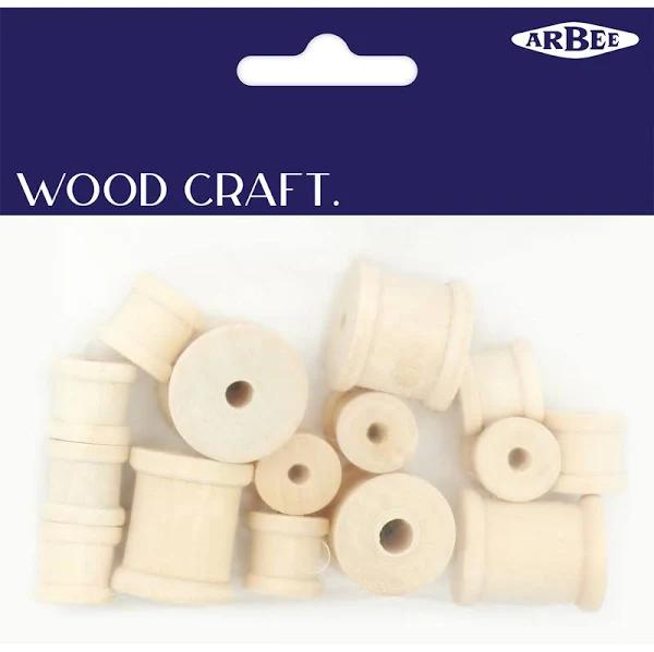 Arbee Cotton Spools, Natural- 15pk