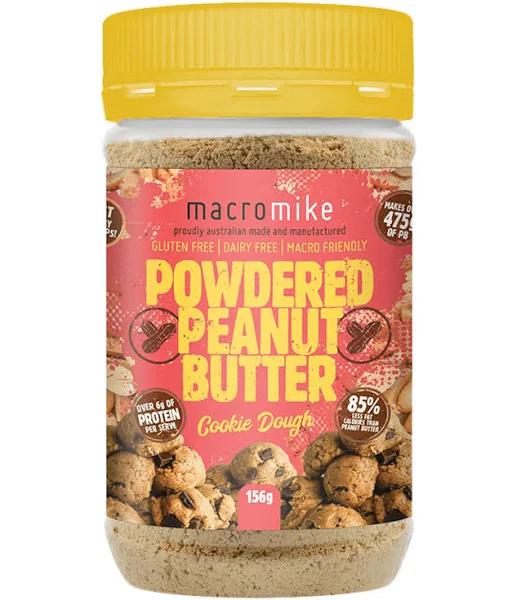 Macro Mike Powdered Peanut Butter Cookie Dough 156g