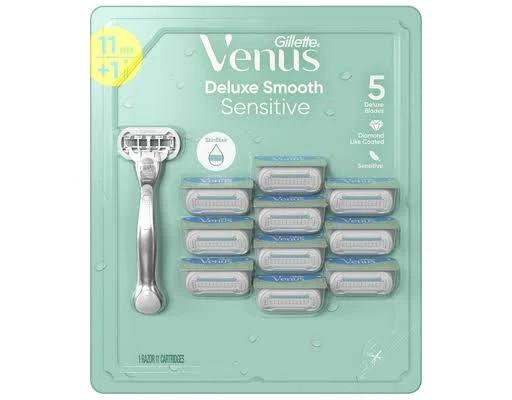 Gillette Venus Deluxe Smooth Razor, 11 Count