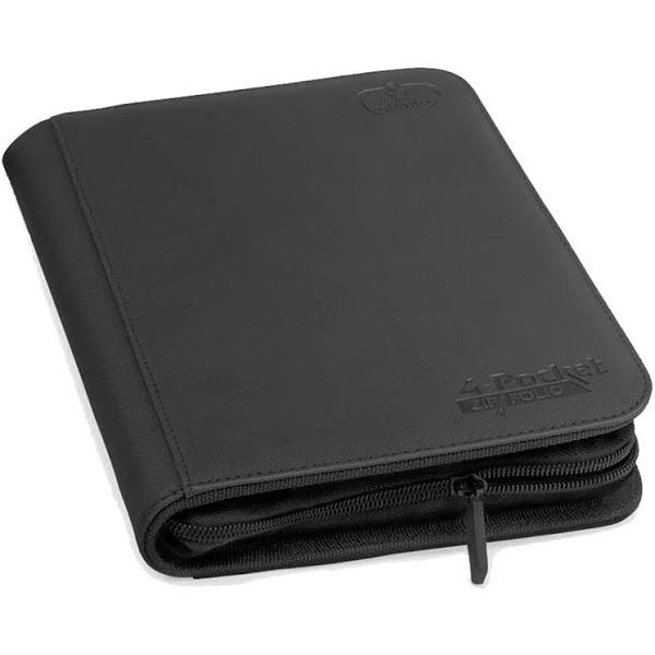 Ultimate Guard 4 Pocket ZipFolio XenoSkin Black Folder